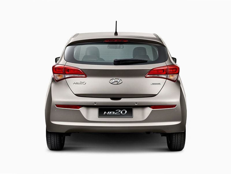 Hyundai HB20 I Рестайлинг, Хэтчбек 5 дв. — вид сзади