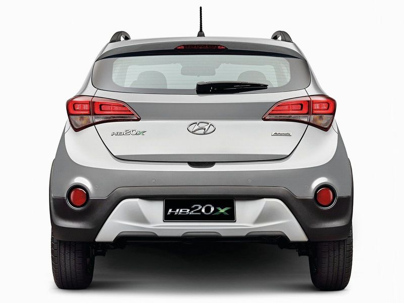 Hyundai HB20 I Рестайлинг, Хэтчбек 5 дв. X — вид сзади