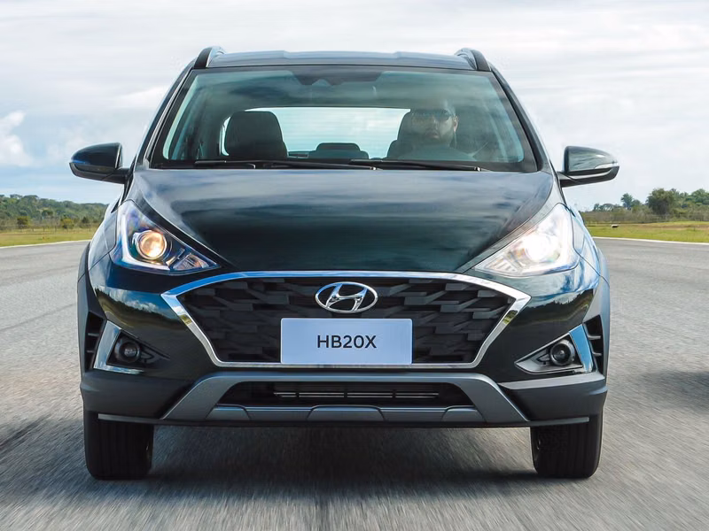 Hyundai HB20 II, Хэтчбек 5 дв. X — вид спереди