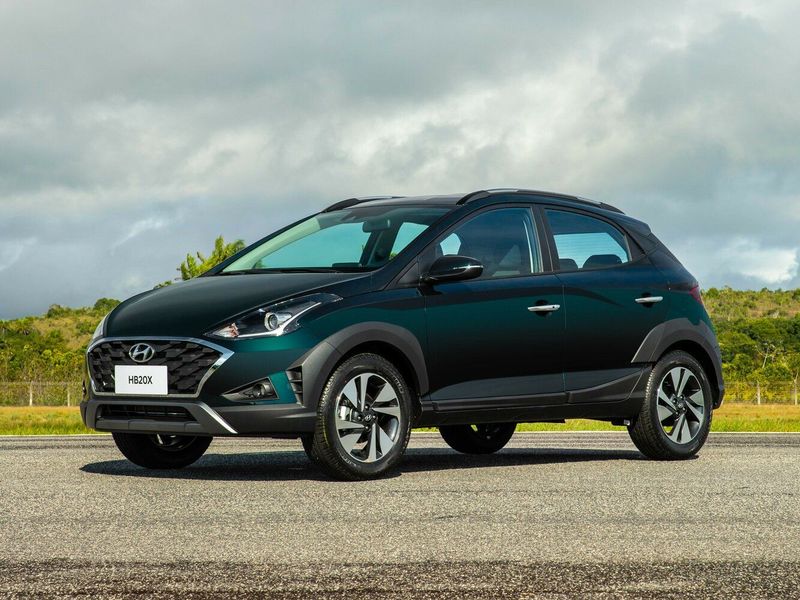 Hyundai HB20 II, Хэтчбек 5 дв. X — вид спереди в три четверти