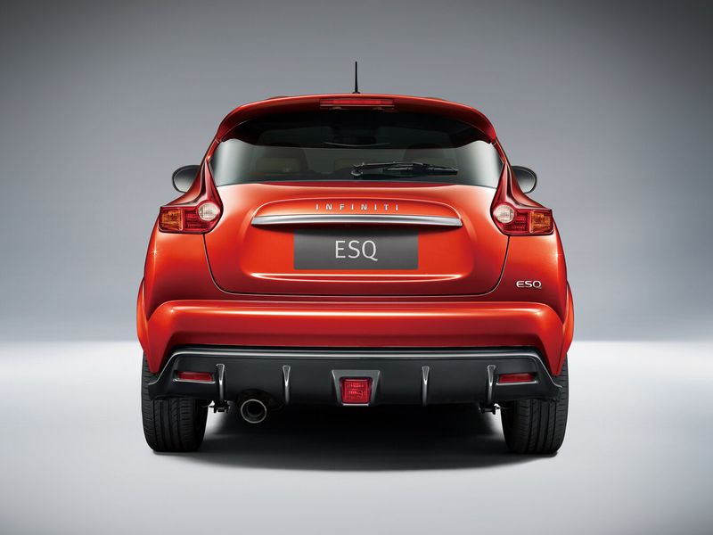 Infiniti ESQ، دفع رباعي 5 أبواب — منظر خلفي