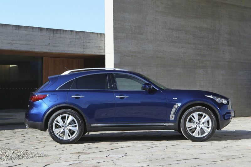 Infiniti FX فيس ليفت II (S51) II (S51)، دفع رباعي 5 أبواب — منظر من الجانب الأيسر