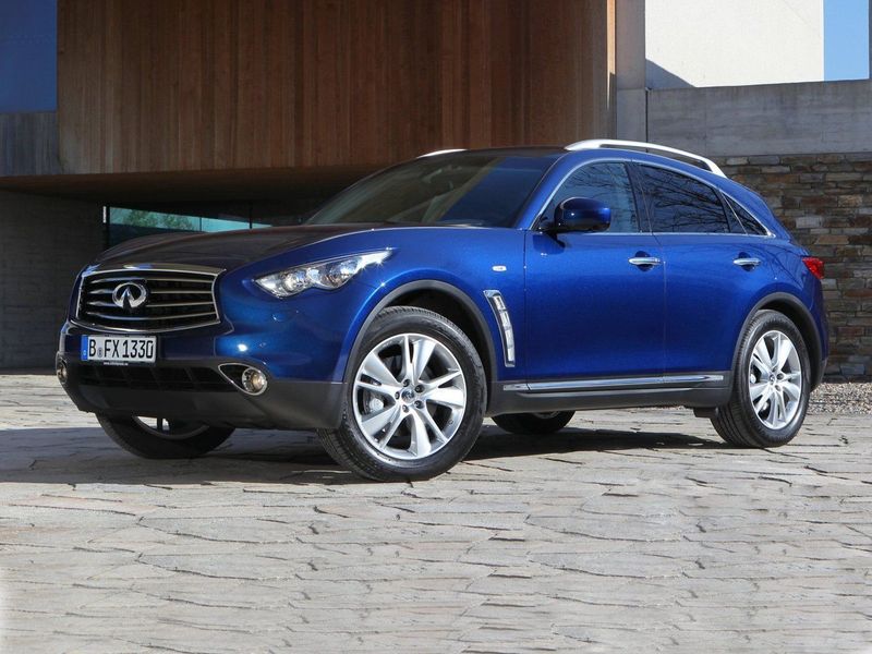 Infiniti FX فيس ليفت II (S51) II (S51)، دفع رباعي 5 أبواب — منظر أمامي أيسر