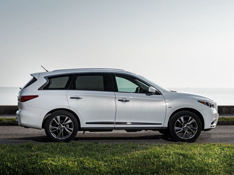 Infiniti JX، دفع رباعي 5 أبواب — منظر من الجانب الأيمن