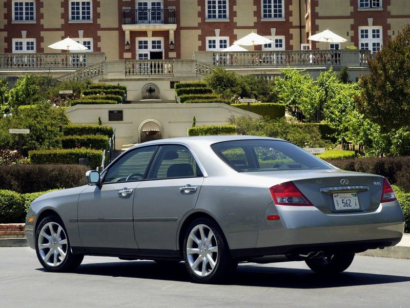 Infiniti M ثانياً، سيدان — منظر خلفي أيمن