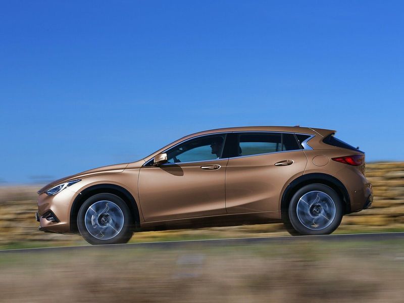 Infiniti Q30، هاتشباك 5 أبواب — منظر من الجانب الأيمن