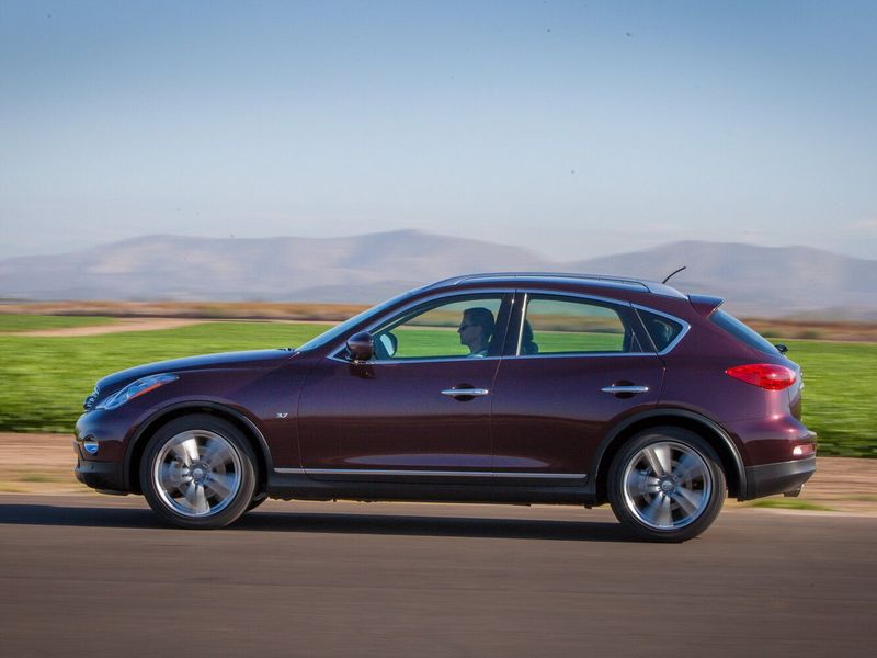 Infiniti QX50 I، دفع رباعي 5 أبواب — منظر من الجانب الأيسر