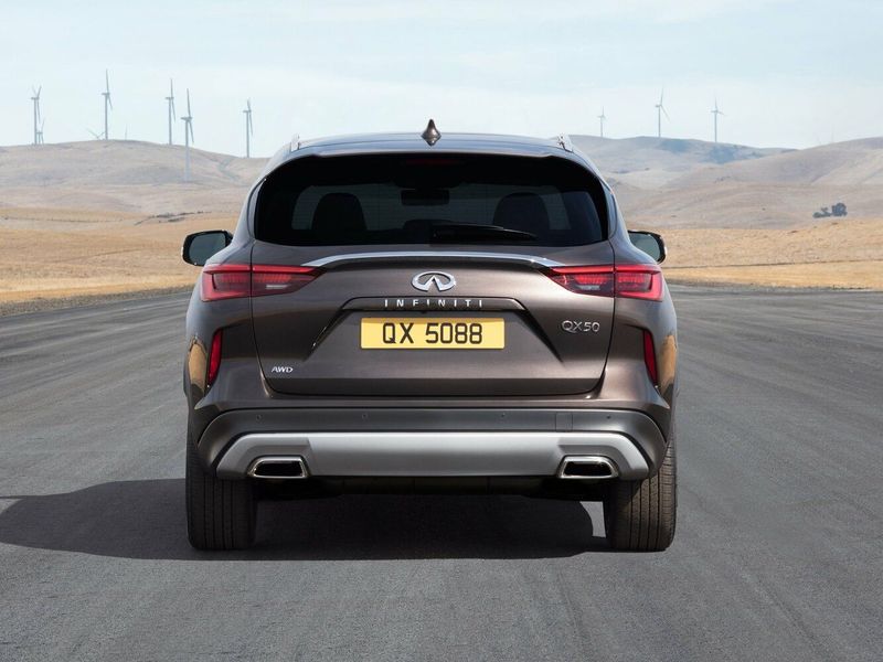 Infiniti QX50 ثانياً، دفع رباعي 5 أبواب — منظر خلفي
