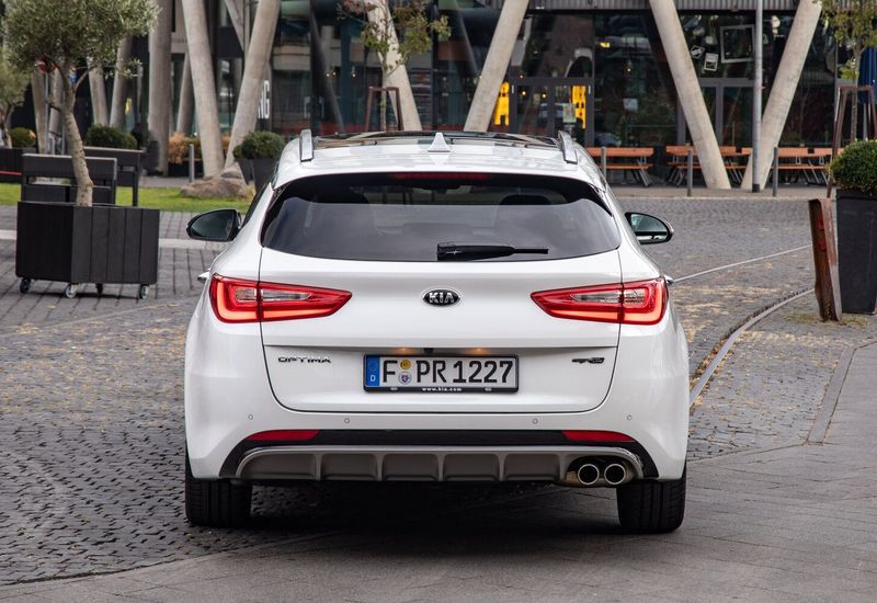 Kia Optima IV Рестайлинг, Универсал 5 дв. — вид сзади