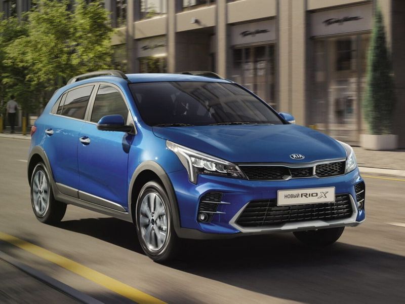 Kia Rio IV (FB) Рестайлинг, Хэтчбек 5 дв. X — вид спереди справа