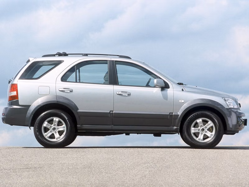 Kia Sorento I، دفع رباعي 5 أبواب — منظر من الجانب الأيسر
