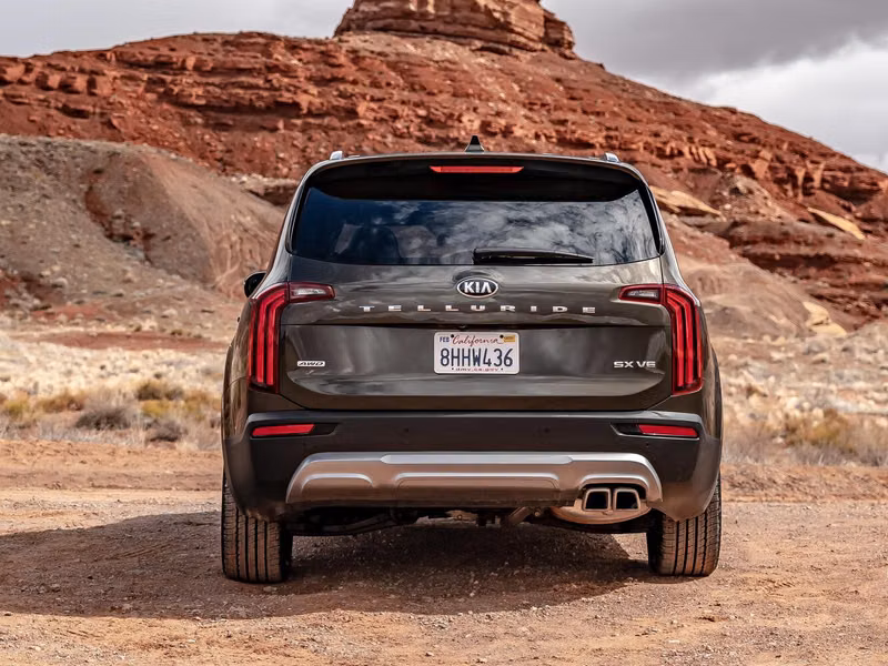 Kia Telluride I, Внедорожник 5 дв. — вид сзади