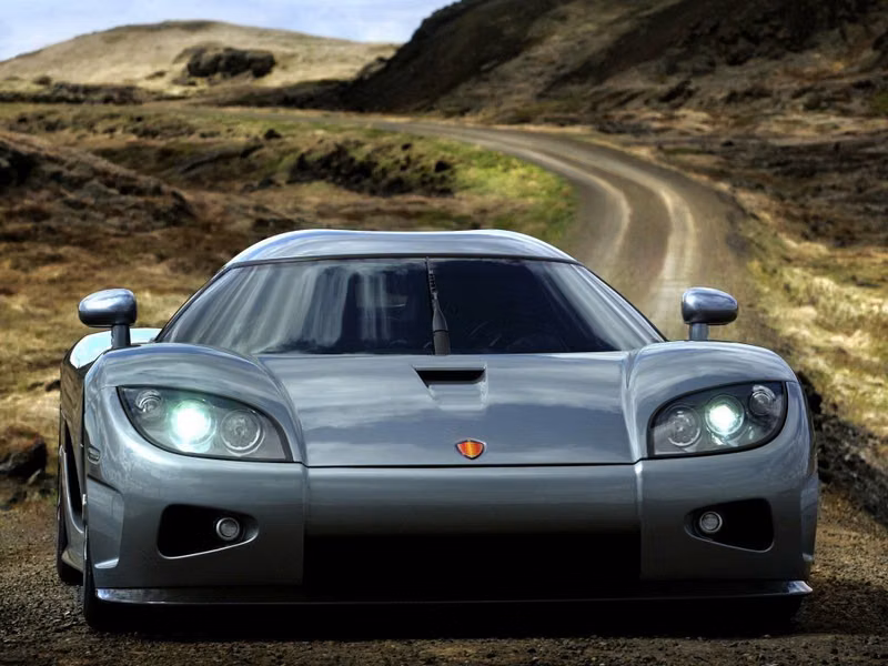 Koenigsegg CCX، تارغا — منظر أمامي