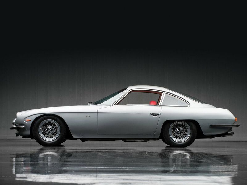 Lamborghini 350/400 GT، كوبيه 350 GT — منظر من الجانب الأيسر