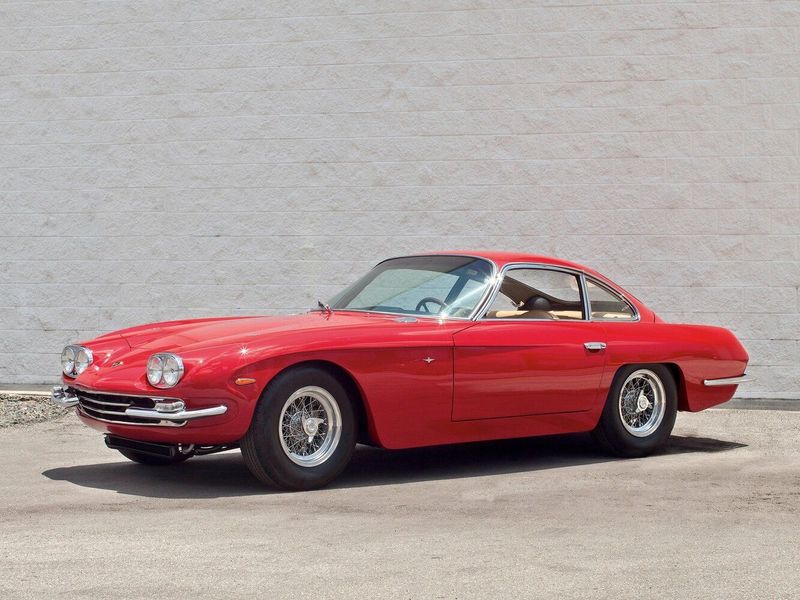 Lamborghini 350/400 GT، كوبيه 400 GT — منظر أمامي أيمن