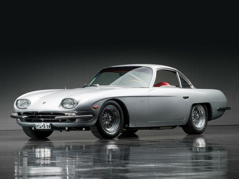 Lamborghini 350/400 GT، كوبيه 350 GT — منظر أمامي أيسر