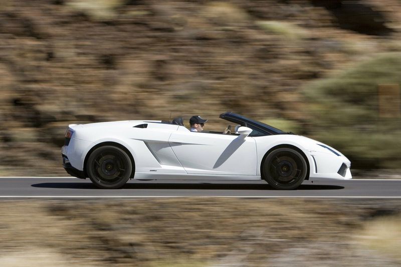 Lamborghini Gallardo أنا فيس ليفت، رودستر — منظر من الجانب الأيمن