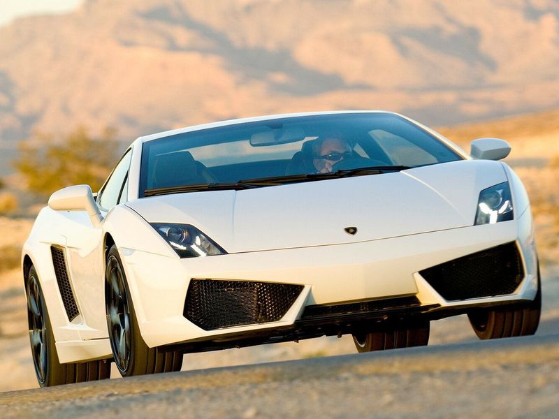 Lamborghini Gallardo أنا فيس ليفت، كوبيه — منظر أمامي أيسر