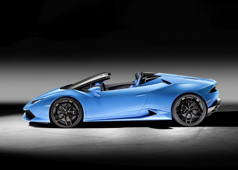 Lamborghini Huracán I، رودستر — منظر من الجانب الأيسر