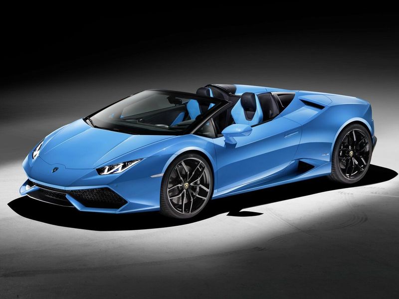 Lamborghini Huracán I، رودستر — منظر أمامي أيمن