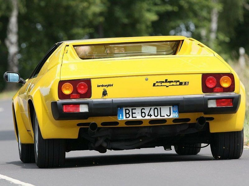 Lamborghini Jalpa، تارغا — منظر خلفي