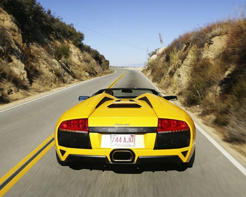 Lamborghini Murcielago أنا فيس ليفت، رودستر — منظر خلفي