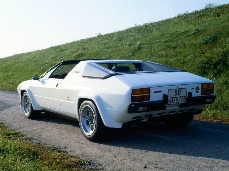 Lamborghini Silhouette، تارغا — منظر خلفي أيمن