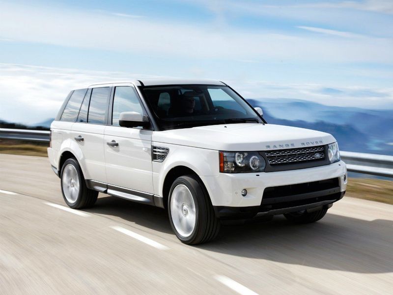 Land Rover Range Rover Sport I (L320) Facelift، دفع رباعي 5 أبواب — منظر أمامي أيمن