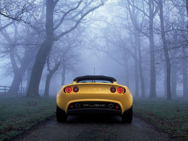 Lotus Elise II, Родстер — вид сзади