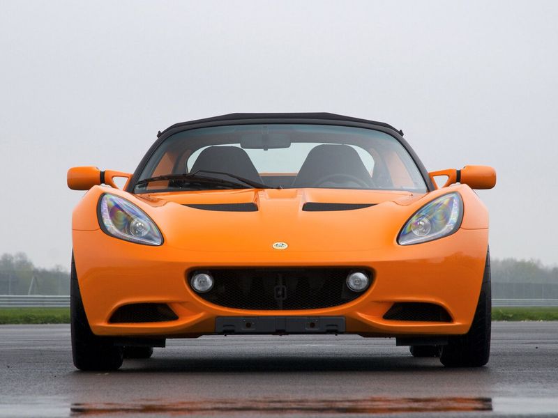 Lotus Elise II Рестайлинг, Родстер — вид спереди