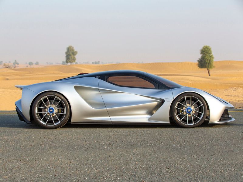 Lotus Evija, Купе — вид справа