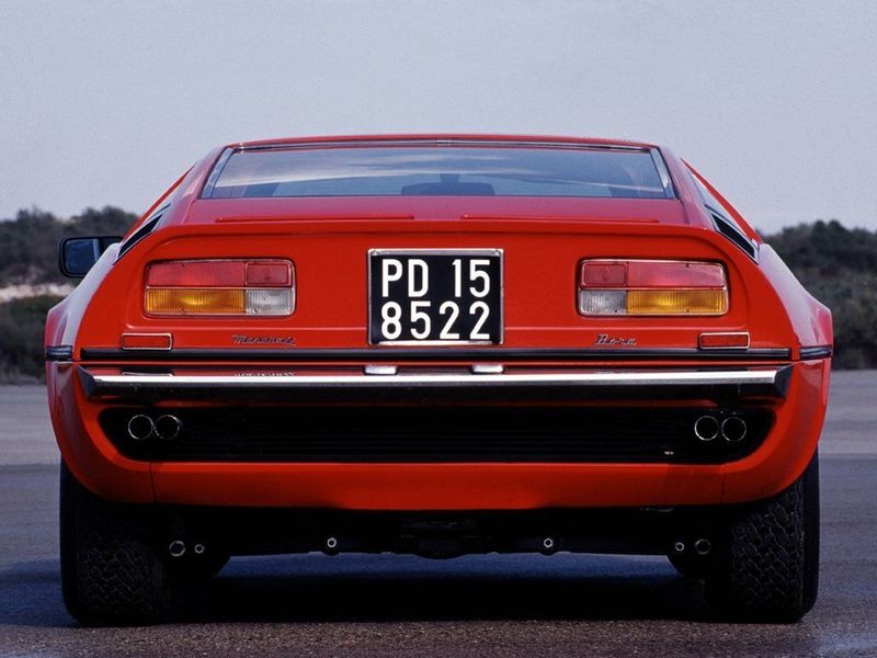 Maserati Bora، كوبيه — منظر خلفي