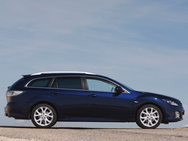 Mazda 6 II (GH), Универсал 5 дв. — вид слева