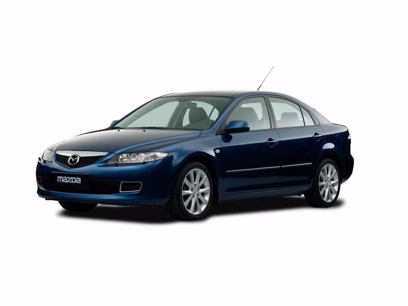 Mazda 6 I (GG) فيس ليفت، سيدان — منظر أمامي أيسر