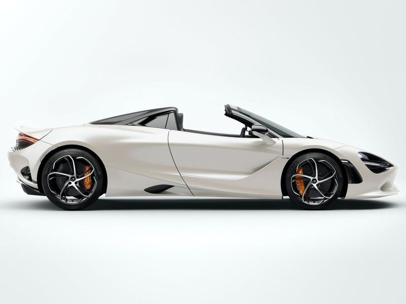 McLaren 750S, Родстер Spider — вид слева