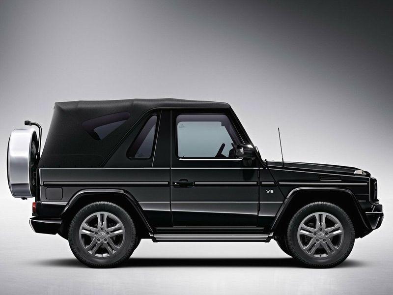 Mercedes-Benz G-Class II (W463 W463) فيس ليفت 3، دفع رباعي خارجي — منظر من الجانب الأيسر