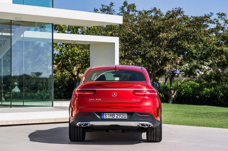 Mercedes-Benz GLE Coupe I (C292), SUV 5 dr. — rear view
