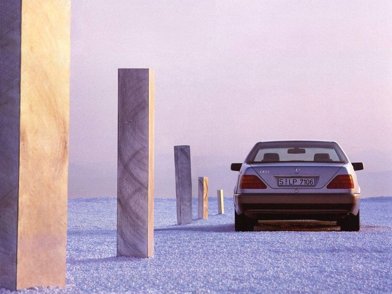 Mercedes-Benz S-Class III (W140)، كوبيه — منظر خلفي