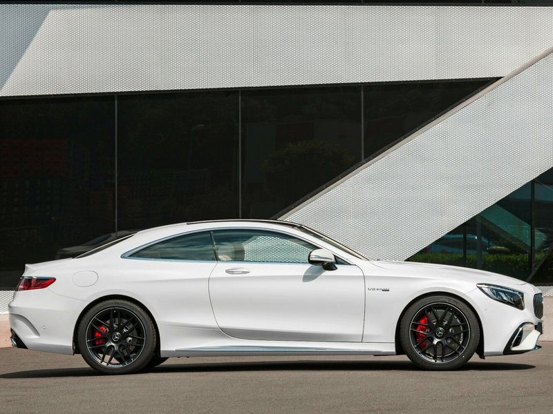 Mercedes-Benz S-Class AMG عملية فيس ليفت III (W222، C217)، كوبيه — منظر من الجانب الأيمن
