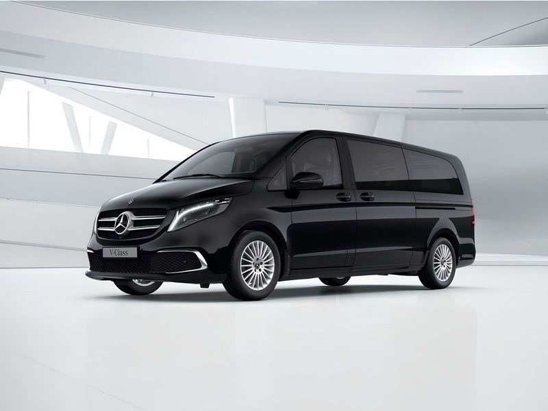Mercedes-Benz V-Class عملية فيس ليفت III (W447)، ميني فان XL — منظر أمامي أيمن