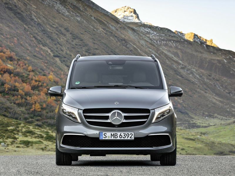 Mercedes-Benz V-Class عملية فيس ليفت III (W447)، ميني فان L — منظر أمامي
