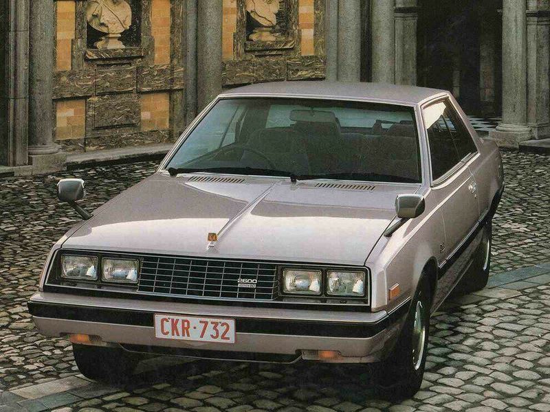 Mitsubishi Galant IV, Купе — вид спереди