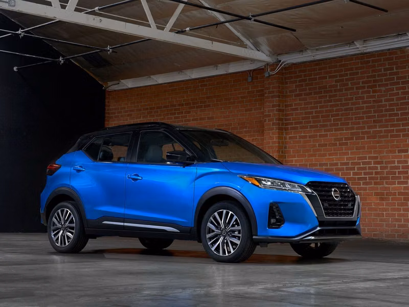 Nissan Kicks أنا فيس ليفت، دفع رباعي 5 أبواب — منظر أمامي أيمن
