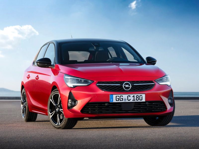 Opel Corsa F, Хэтчбек 5 дв. — вид спереди слева