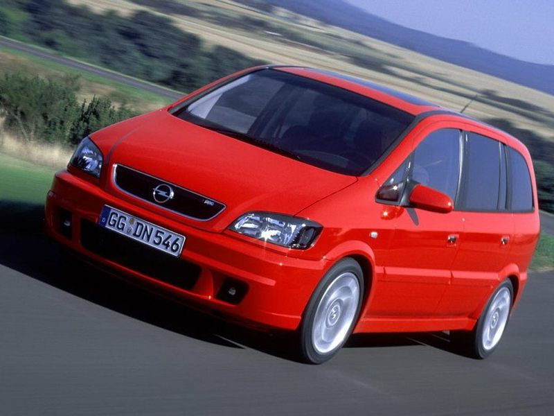 Opel Zafira OPC A Facelift, Compact Van — front-right view