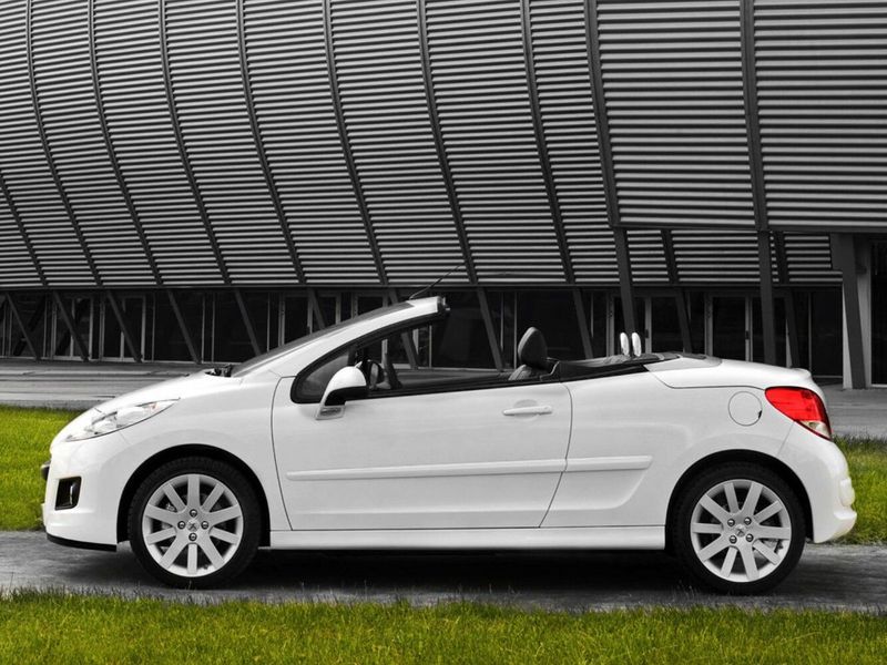 Peugeot 207 I Рестайлинг, Кабриолет — вид слева