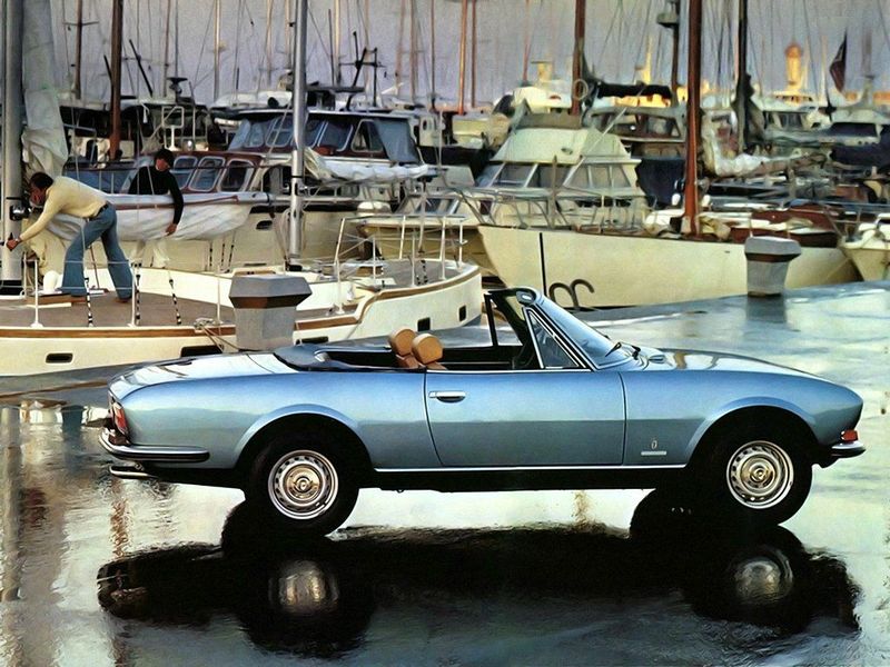 Peugeot 504, Кабриолет — вид справа