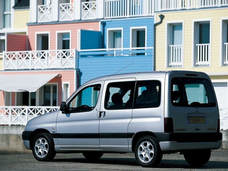 Peugeot Partner I، فان مدمج — منظر خلفي أيسر