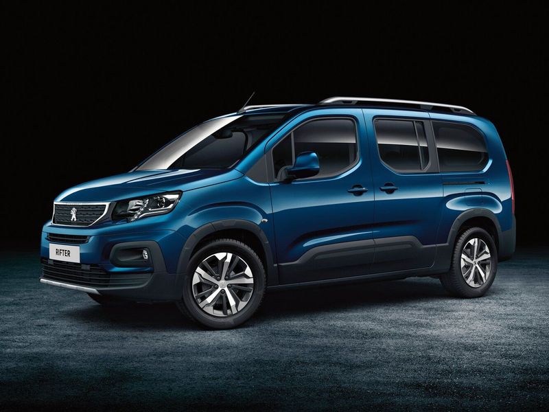 Peugeot Rifter I، فان مدمج Long — منظر أمامي أيسر