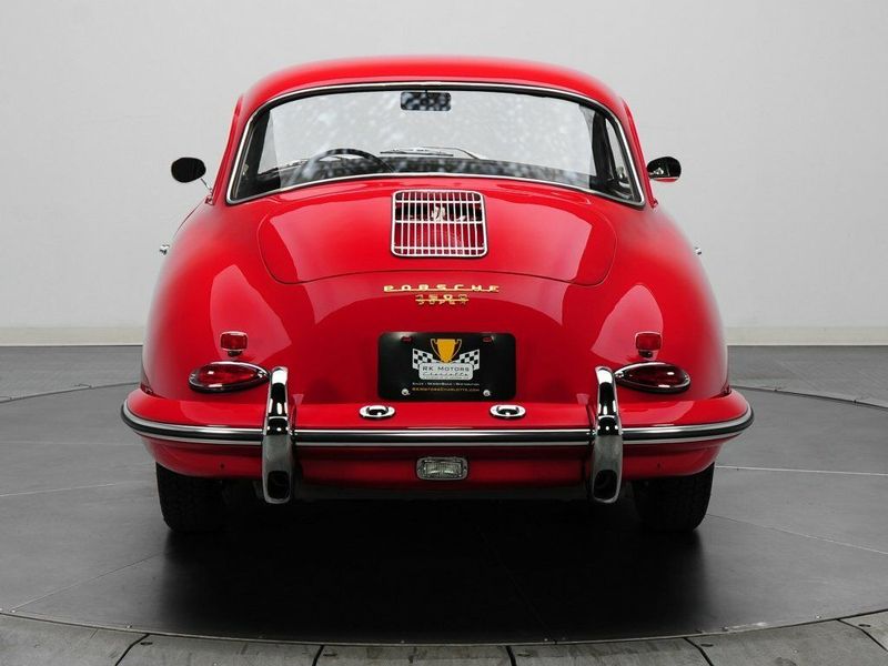 Porsche 356 III (B), Купе — вид сзади
